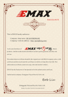 Chứng nhận Ủy quyền từ công ty Emax