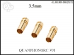 Plug Jack Connector Golden 3.5mm (3pcs)- Jack Rỗng esc 3.5mm (3 cái)