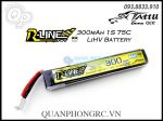 Tattu R-Line 300mAh 1S 75C 3.8V LiHV Battery PH2.0