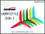 2 Cặp Cánh 3 Lá GEMFAN Vannystyle 5136 3 Blades Propellers (4 Pcs/Set)