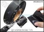 Màng Co Đen PE Có Keo Nhiệt Φ65mm Ép Dẹp 110mm (0.5 Mét)