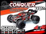 SCY 16102 CONQUER 1/16 2.4G 4WD High Speed RC Truck Car With Head-up Wheels