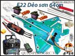 Combo F22 Dẻo Sơn MPP Full Đồ Điện Size 64cm Tay Flysky I6 (Servo Kim Loại không pin)