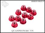 Aluminum M5 Nylon Hex Insert Flange Collar Self-Lock Nuts (1pcs)