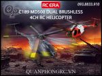 Máy Bay Trực Thăng C189 MD500 Dual Brushless 4CH 2.4G RC Helicopter RTF