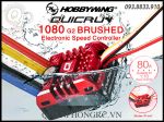 Hobbywing QuicRun WP 1080 G2 80A Brushed ESC For 1:10 Rock Crawler (30120202)