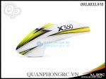 ALZRC Devil X360 Fiberglass Painting Canopy (Yellow White) DX360CP-P-C