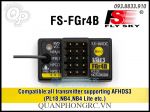 Bộ Thu Sóng FS-FGr4B 2.4Ghz 4CH AFHDS3 Receiver Cho FlySky Noble Paladin
