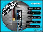 Ovonic AIR Xanh Dương 3300mAh 6S 65C 22.2V LiPo Battery XT60 Plug