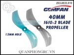 4 Cặp Cánh 2 Lá GEMFAN 40MM 1610 2-Blade PC Propeller 1.5mm Hole (8 Cái)