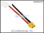 Cáp XT60 Female Connector 10cm 14awg Silicone Cable