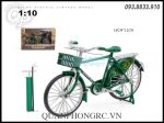 Xe Đạp Xưa Bản Nam Có Rổ Trước Tỉ Lệ 1:10 (Tặng ống bơm)
