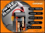 Ovonic FPV 1550mAh 6S 150C 22.2V LiPo Battery XT60 Plug
