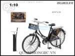 Xe Đạp Mini Có Rổ Trước Tỉ Lệ 1:10 (Tặng ống bơm)