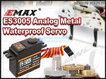 EMAX ES3005 42g Metal Analog Servo for RC Airplane Waterproof (10-12kg)