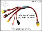 Cáp Sạc Chuyển Đầu XT60 Ra 5 Đầu 30cm