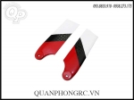 Carbon Fiber Tail Blade Red or Helicopter 450-Cánh đuôi Cacbon Đỏ