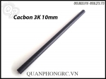 Ống Cacbon 3K - Carbon 3K Tube 10mm OD x 8mm ID (1 Mét)