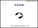 E-Clip for EMax 1804-1806 Motor with 2mm Shaft - Fe gài motor 2.0mm (4 cái)