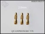 Plug Jack Connector Golden 2.0mm (3pcs) - Jack Motor 2.0mm (3 cái)