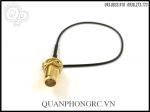 IPEX 1 to RP-SMA (lổ / kim) Antenna Pigtail Cable 15cm