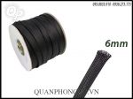 Dây Lưới Bọc Nguồn Đen 6mm (1 Mét)