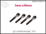 Steel Button Head Screw M3 x 30MM (4pcs -4 con)