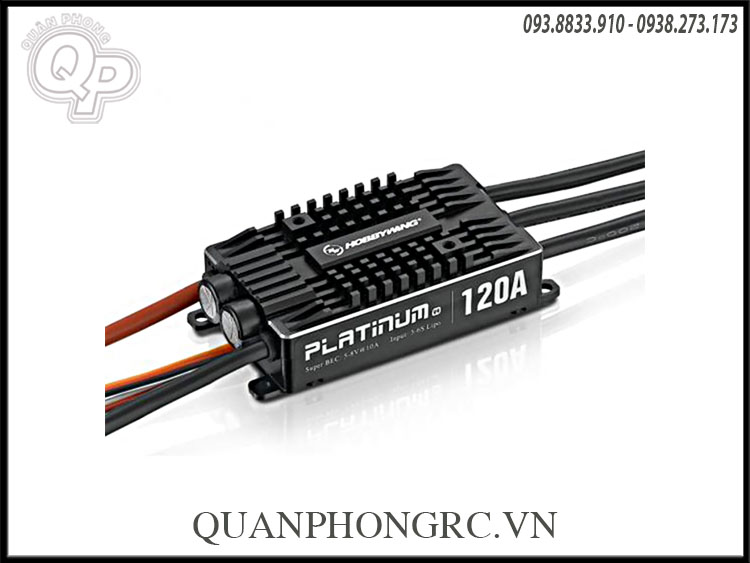 HOBBYWING製 PLATINUM 120A-V4 BEC内蔵 5V-8V/10A