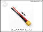 Cáp XT60 Male Connector With 14AWG 15cm Silicone Cable