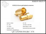 6.5mm gold plated connector đầu rỗng (1 cái )