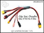 Cáp Sạc Chuyển Đầu XT60 Ra 5 Đầu 30cm