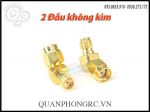 RP-SMA Plug to SMA Jack 45° Antenna Connector - Đầu Chuyển Anten 45° 2 Đầu Lổ (1 Cái)