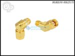 RP-SMA Plug To RP-SMA Jack 45° Antenna Connector - Đầu Chuyển Anten 45° Đầu Lớn Lổ -> Nhỏ Kim (1 Cái)