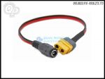 Cáp XT60 Plug Female To DC5.5*2.1mm Male Cable For Skyzone Fatshark Fpv Goggles