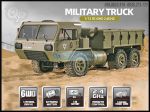FY004 1/12 RC 2.4G 6WD 20km/h RC U.S. Army Military Truck RTR