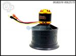 QX-MOTOR Ducted Fan 50mm 12 Blades QF2611 4000KV EDF 50mm Brushless Motor CCW (3-4S)