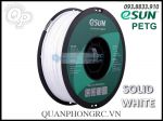 Nhựa In 3D Filament eSUN PETG 1.75mm 1kg Solid White (Trắng Đục)