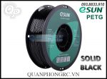 Nhựa In 3D Filament eSUN PETG 1.75mm 1kg Solid Black (Đen Đục)