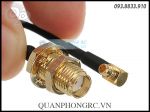 Dây Chuyển Jack MMCX 90 Độ Sang SMA Đầu Lổ - Angle MMCX To SMA Jack Cable