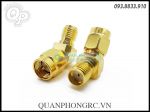SMA Plug To SMA Jack 45° Antenna Connector - Đầu Chuyển Anten 45° Đầu Lớn Kim -> Nhỏ Lổ (1 Cái)