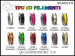Nhựa In 3D Dẻo TPU Flexible 1.75mm 1Kg (5 Cuộn)