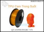 Nhựa In 3D Dẻo TPU Flexible 1.75mm 1Kg Trans Orange - Cam Trong Suốt