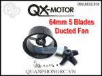 Vỏ Ducted Fan QX-MOTOR 5 Lá 64mm 5 Blades (Không Motor)