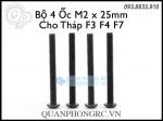 Bộ Ốc Lục Giác M2 x 25mm Screws For F3 F4 F7 Tower (4 Pcs)