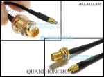 Dây Chuyển Jack MMCX Thẳng Sang SMA Đầu Kim - Straight MMCX To RP-SMA Jack Cable