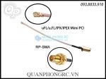 Dây chuyển UFL/IPEX To RP-SMA RF Connector Pigtail Cable (Có Kim)