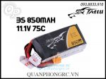 Tattu 850mAh 3S 75C 11.1V LiPo Battery XT30 Plug