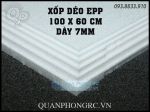 Xốp Dẻo EPP Bao Đập (1000mm x 600mm x 7mm)