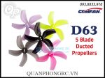 4 Cặp Cánh 5 Lá GEMFAN D63 5 Blades Cinewhoop Ducted Propellers (8 Cái)