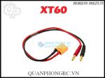Dây Sạc B6 Đầu XT60- XT60 Plug 4.0mm Banana Connector 14AWG 30cm Charging Cable